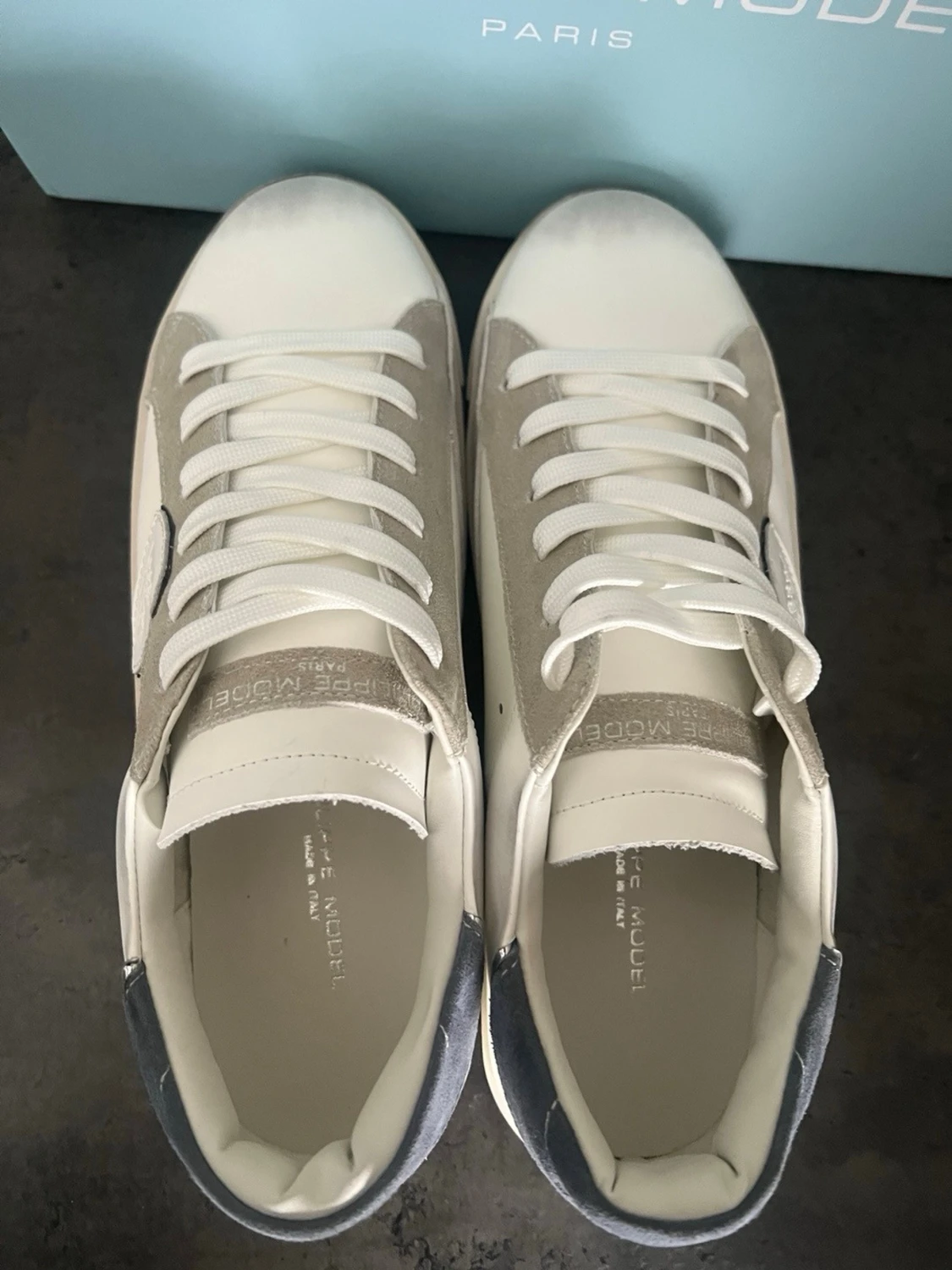 Vita Philippe Model sneakers i skinn - 2