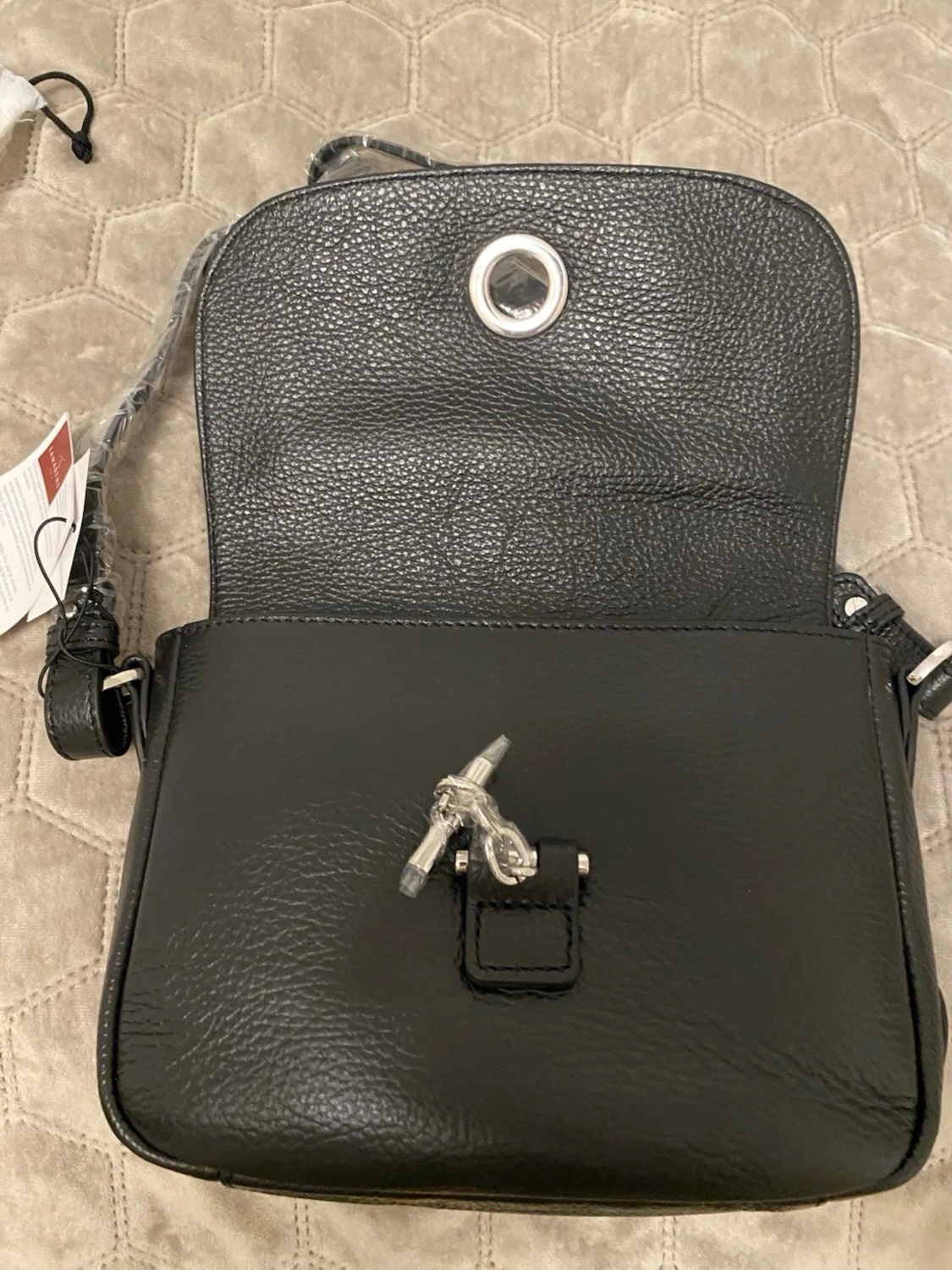 Svart axelväska från Lamarthe Paris - 3