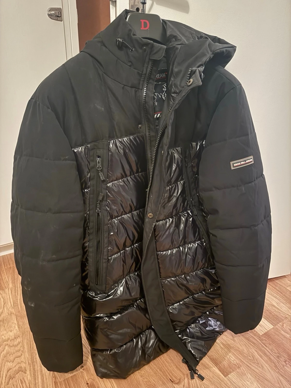 Svart pufferjacka från Urban Classics