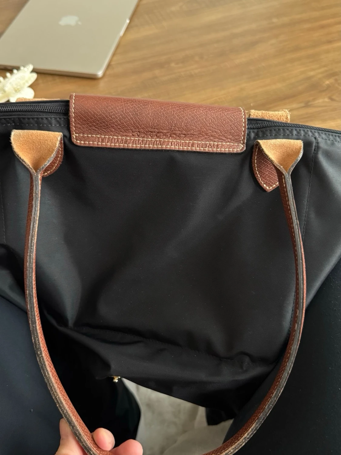 Svart Longchamp Le Pliage handväska - 3