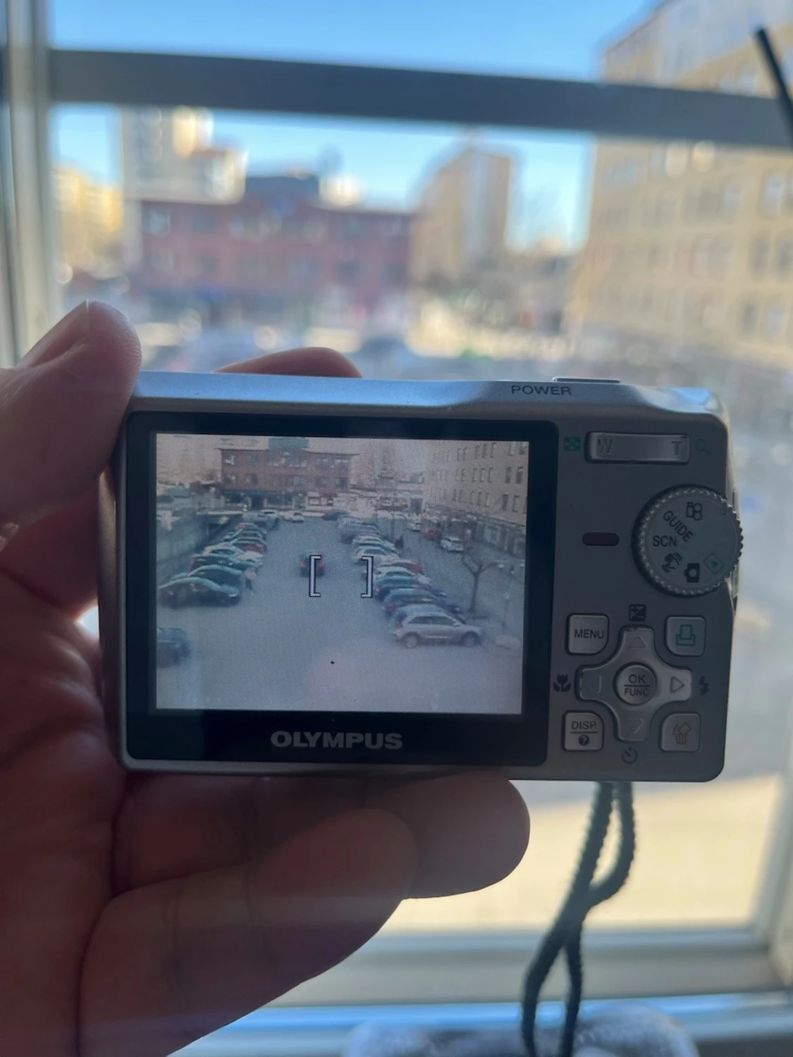 Blå Olympus µ 700 digitalkamera - 4