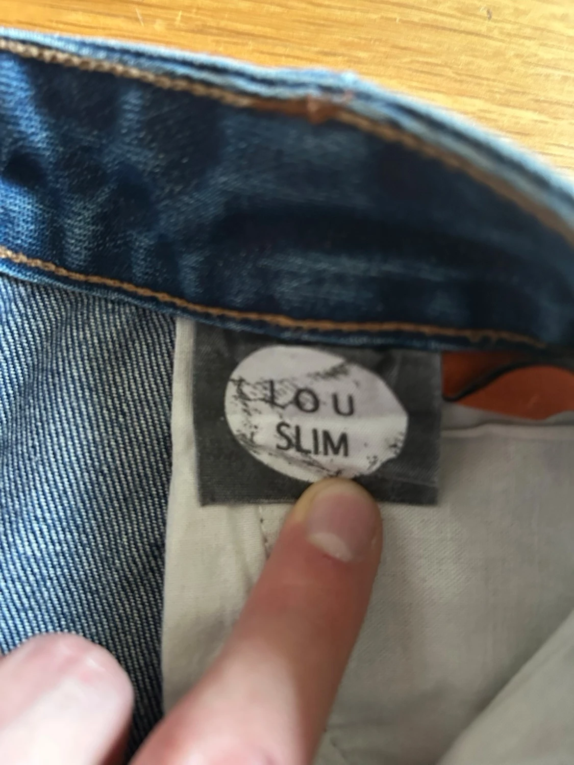 Blå slim fit jeans från Neuw - 3