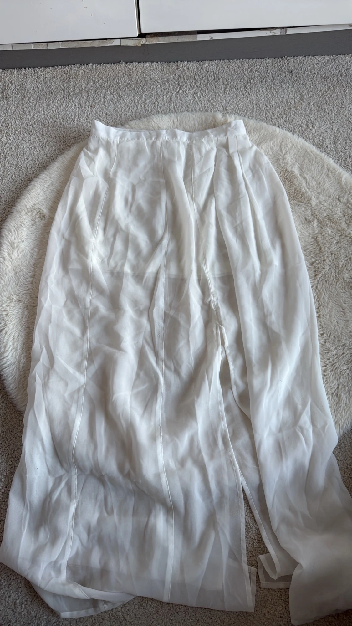 Vit långkjol från Jeans & Clothes