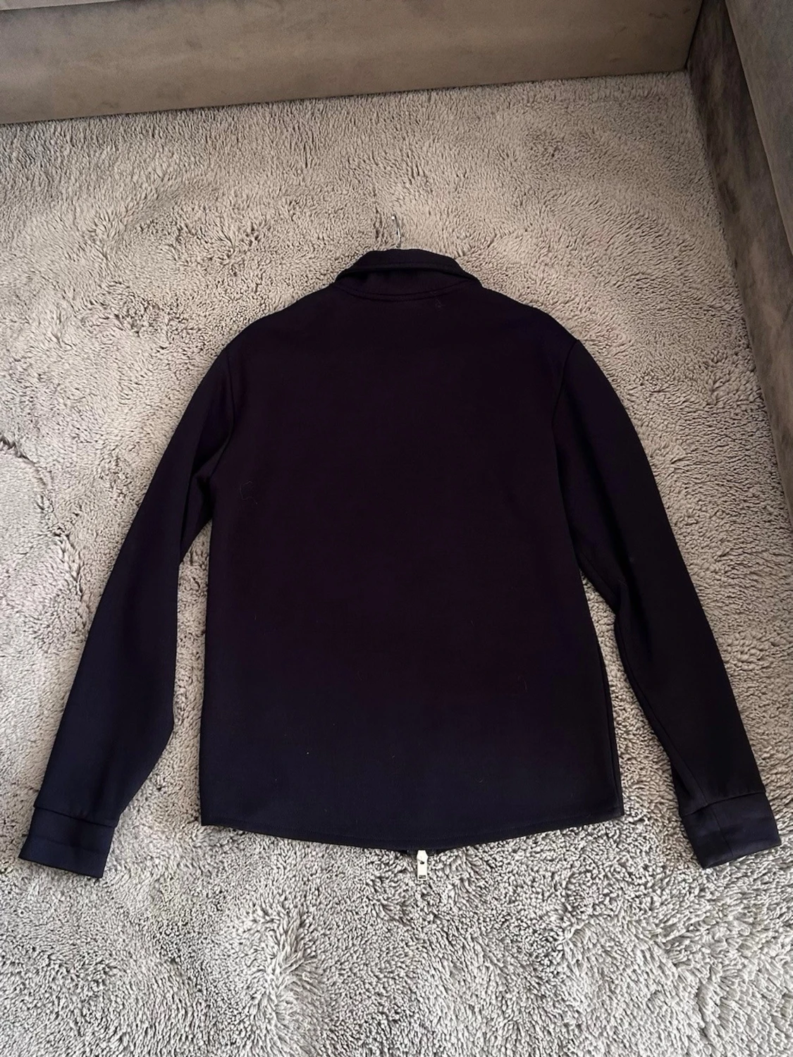 Navy blue ziptröja - 1