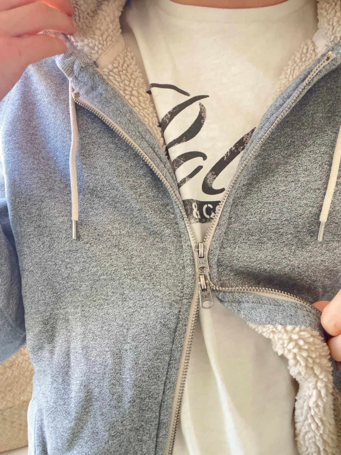 Abercrombie and fitch cardigan fodrad  - 4