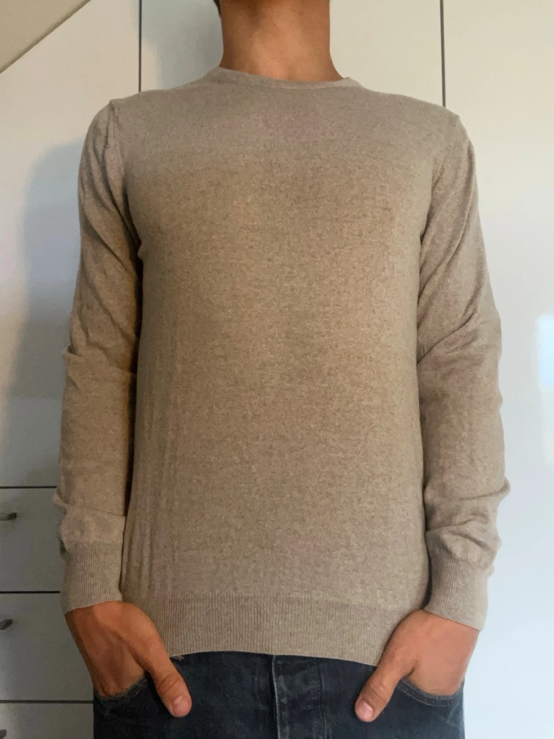 Beige tröja från Stenströms