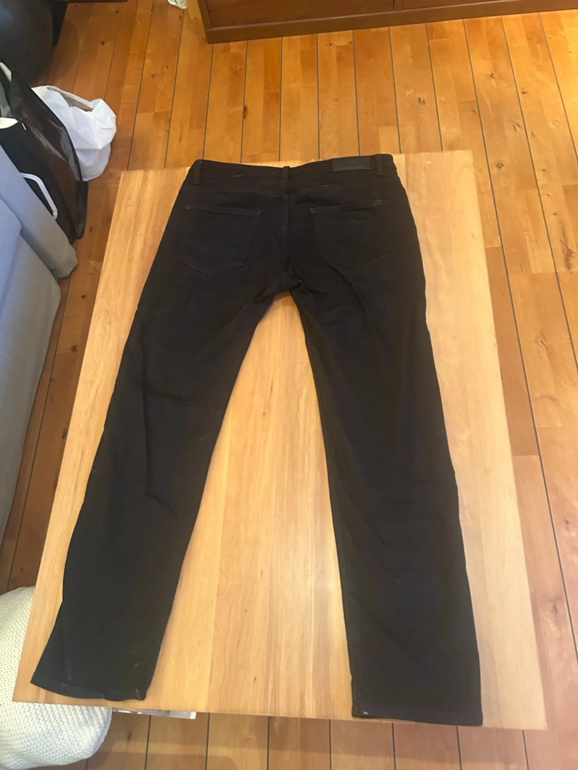 Svarta slim fit jeans från Dressman - 1