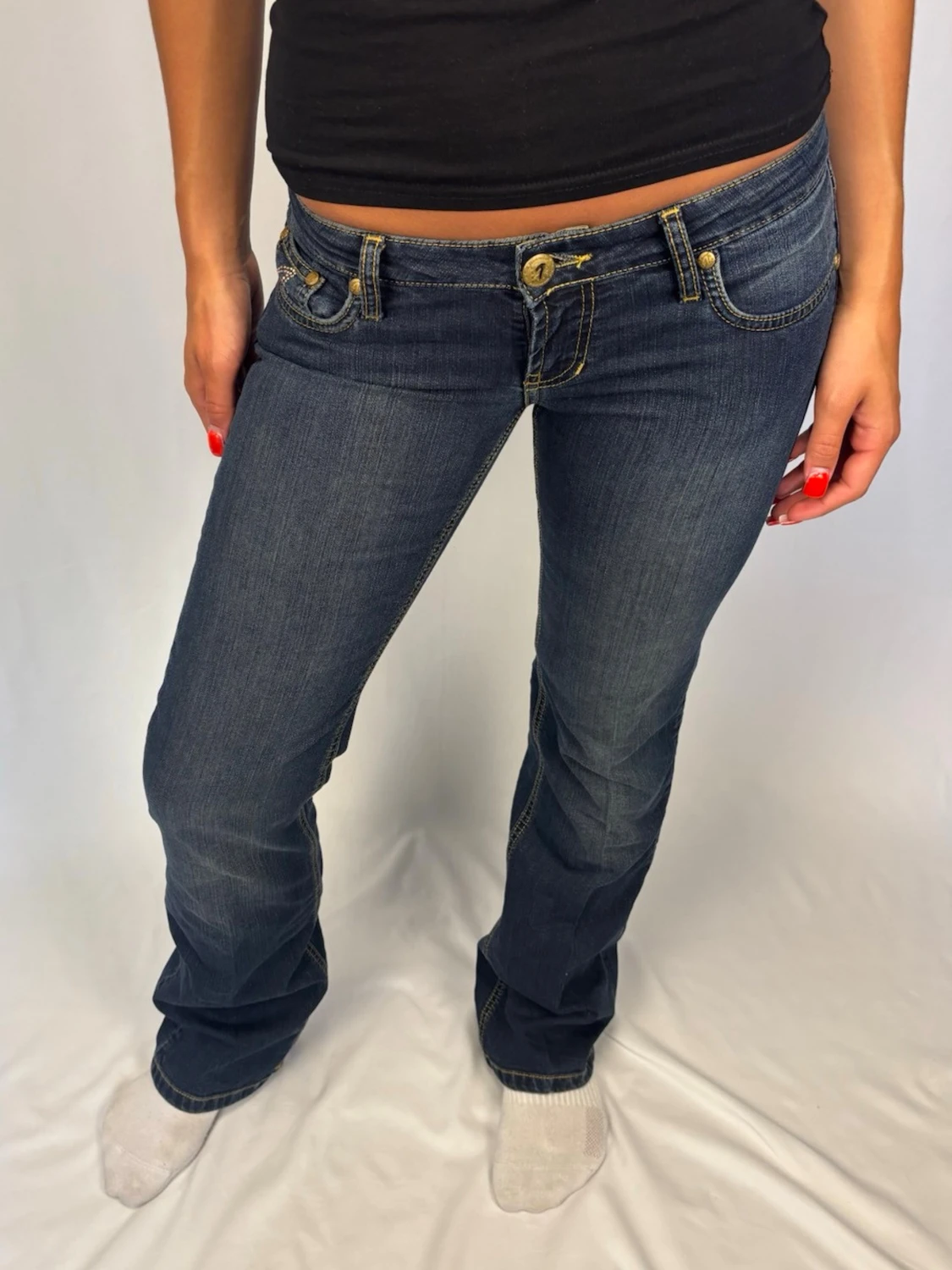 Lågmidjade Jeans - 1