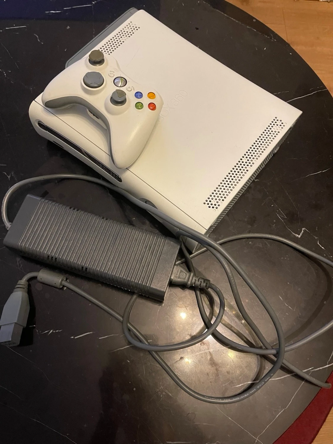 Xbox 360 vit spelkonsol med handkontroll - 1