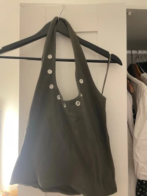 Olivgrön fest topp - Cool snygg tröja till fest eller middag .