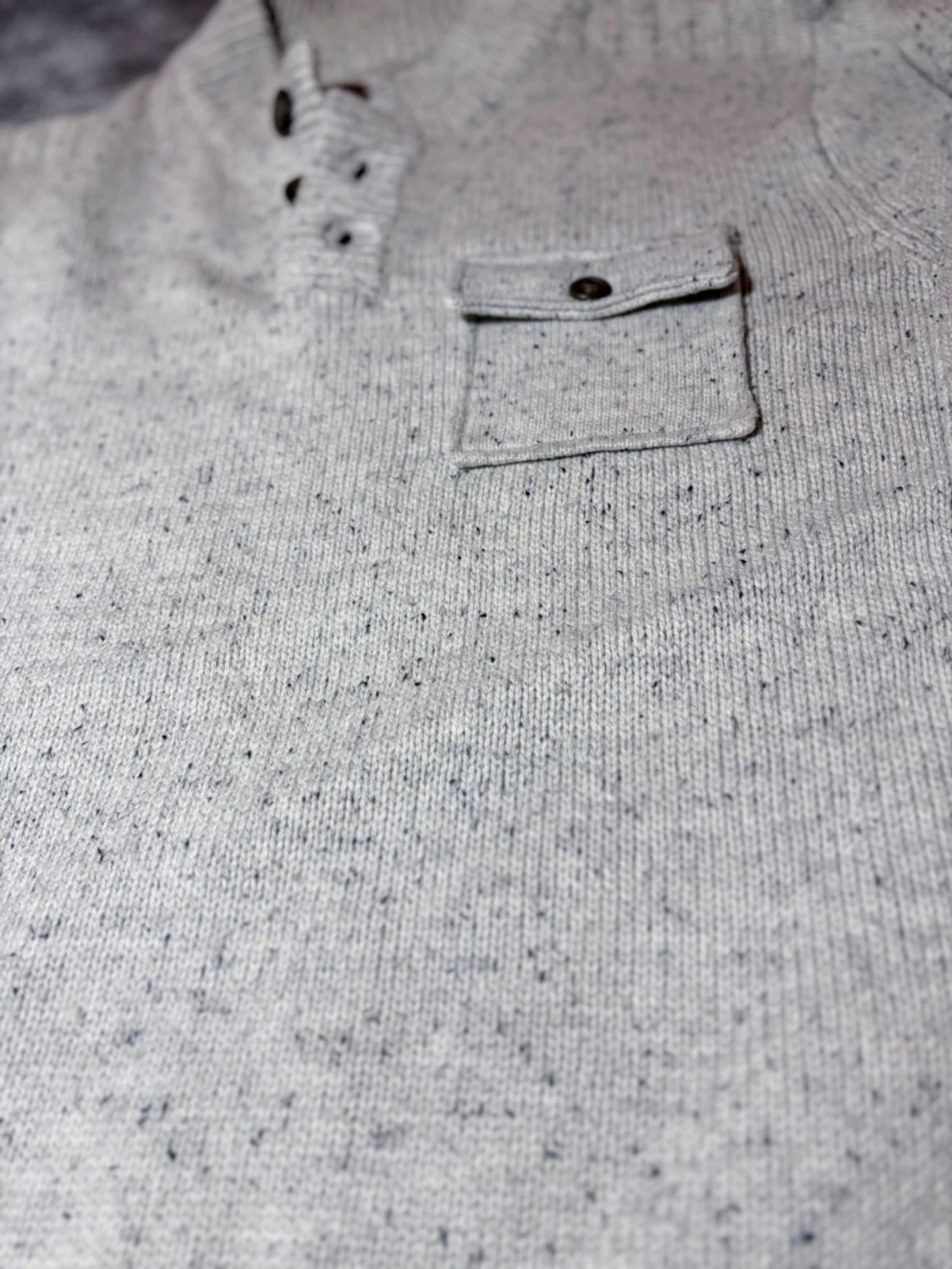 Beige stickad tröja - 2