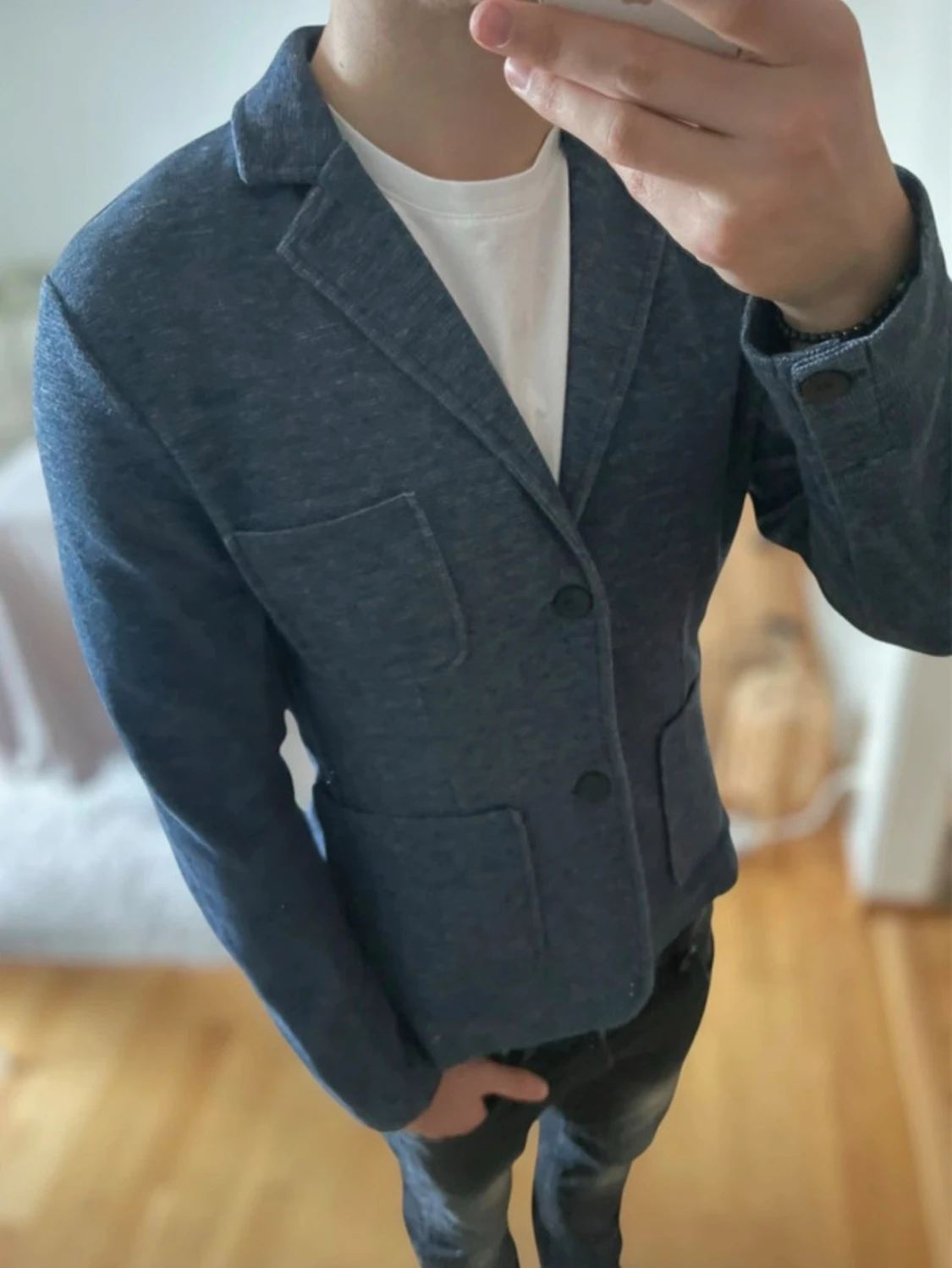 Blå kavaj Selected Homme - 1