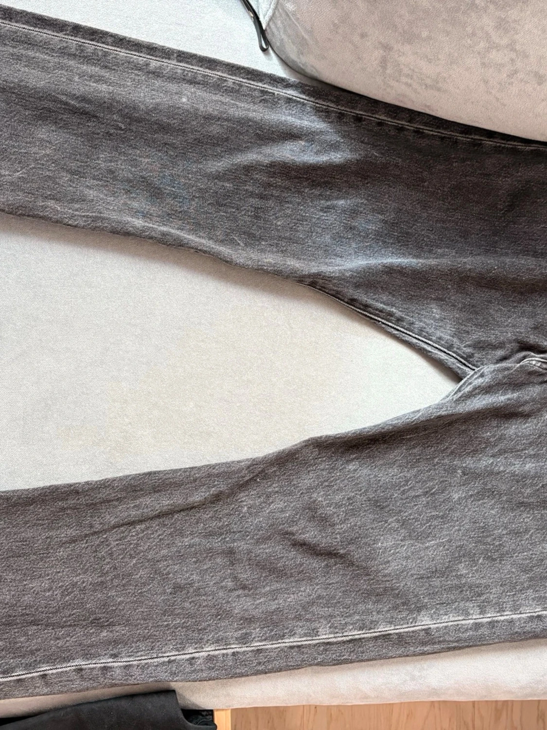 Grå Levi's 501 jeans  - 3