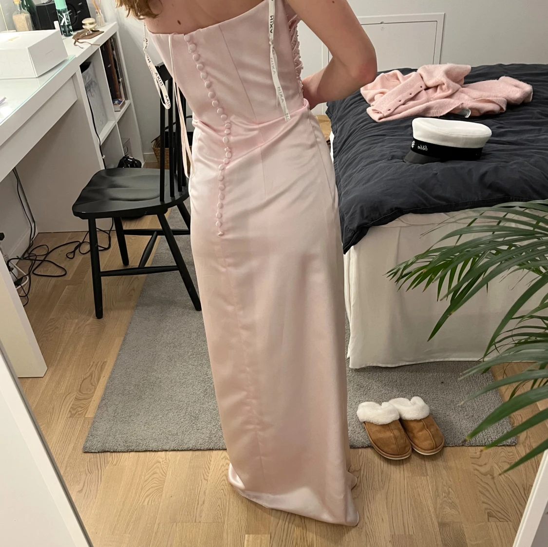 Ljusrosa balklänning - 1