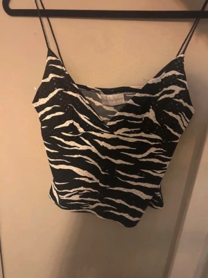 Zebra linne - Zebra linne med små paljetter