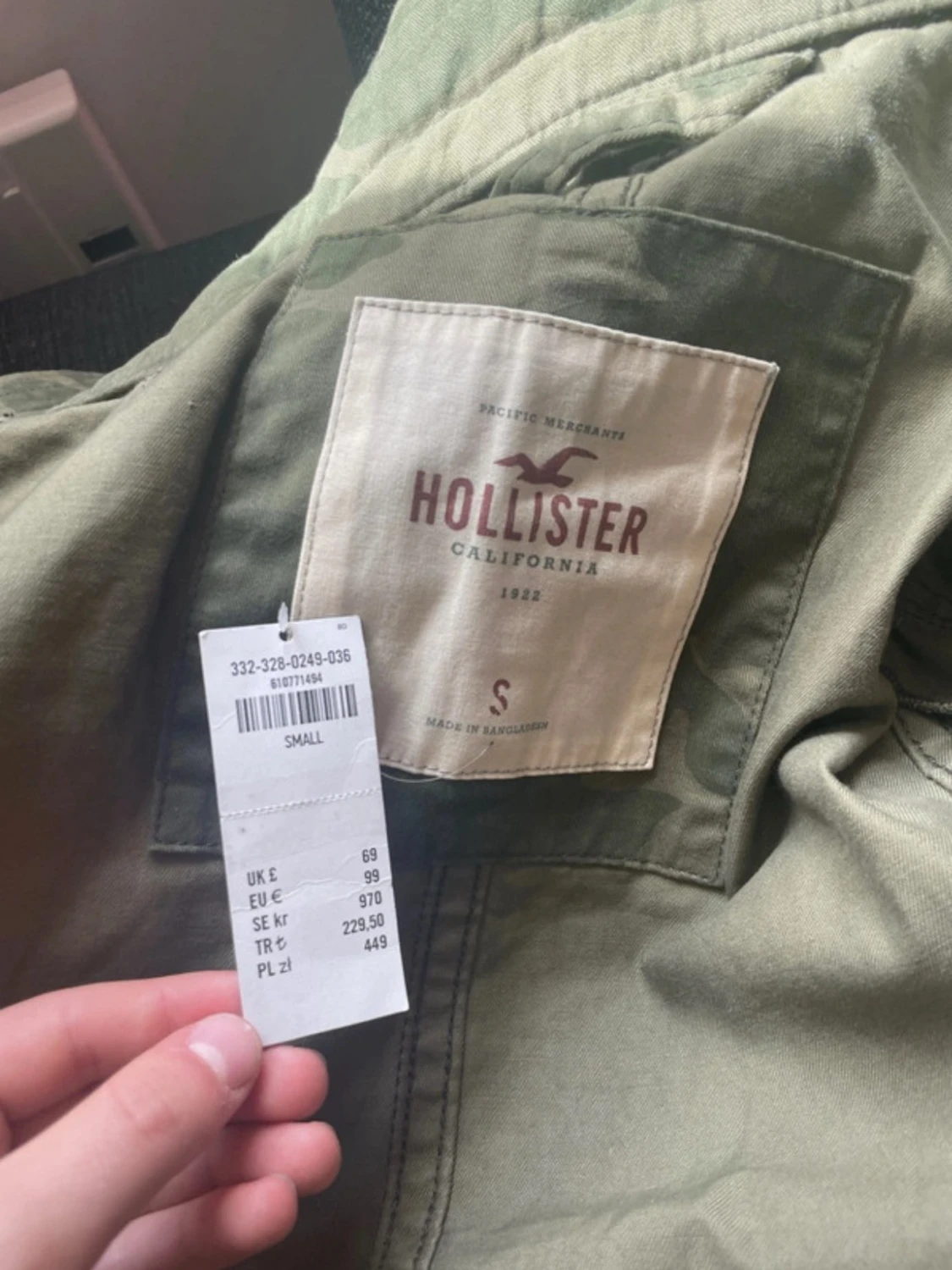 Grön hollister fieldjacket  - 6