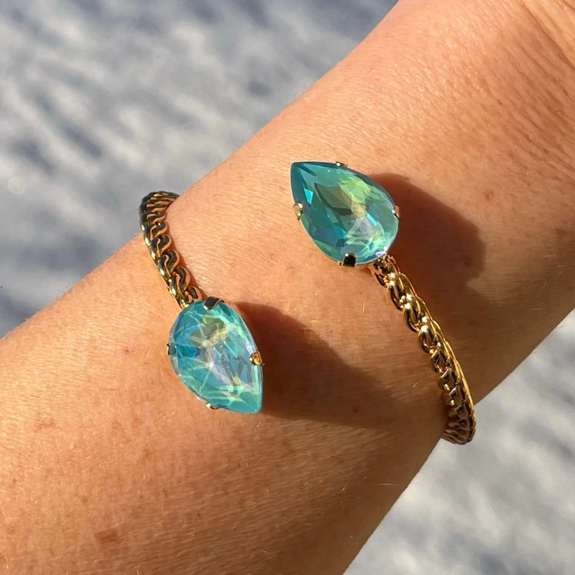  Armband Bangle Summer Blue De Lite - 1