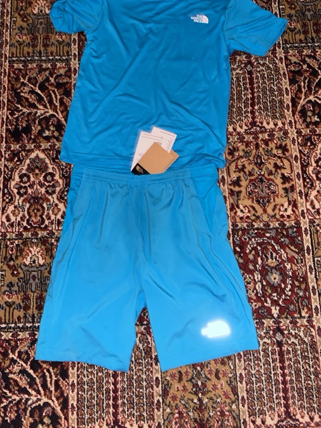Blå träningsshorts från The North Face