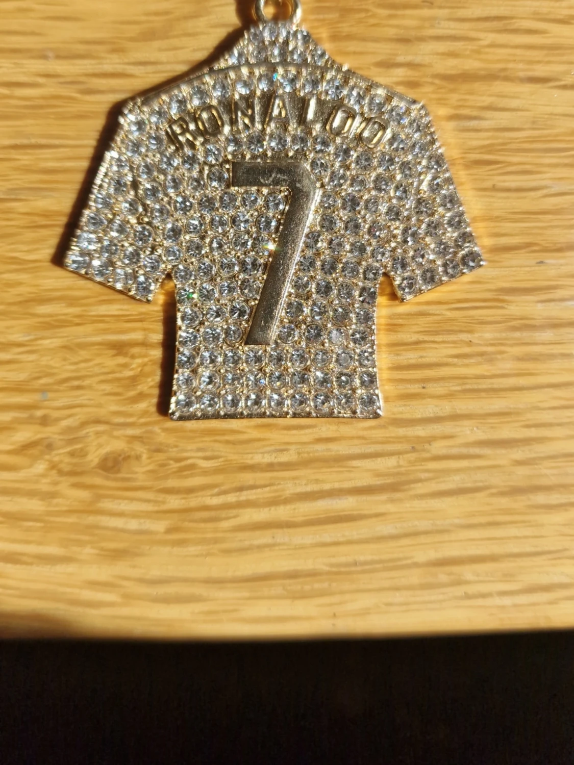 Guldhalsband med tröjhänge och stenar - 2