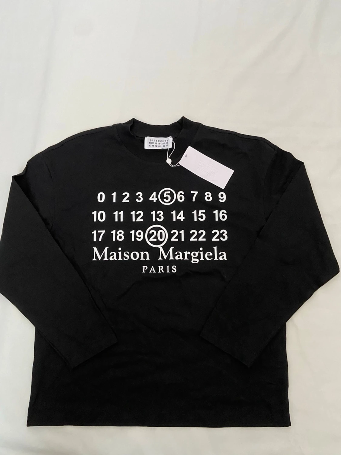 Svart Masion margiela Longsleeve Storlek L