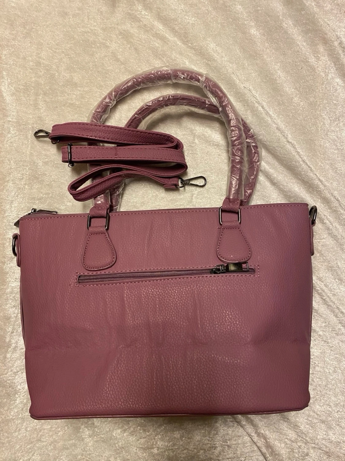 Lila handväska  - 1