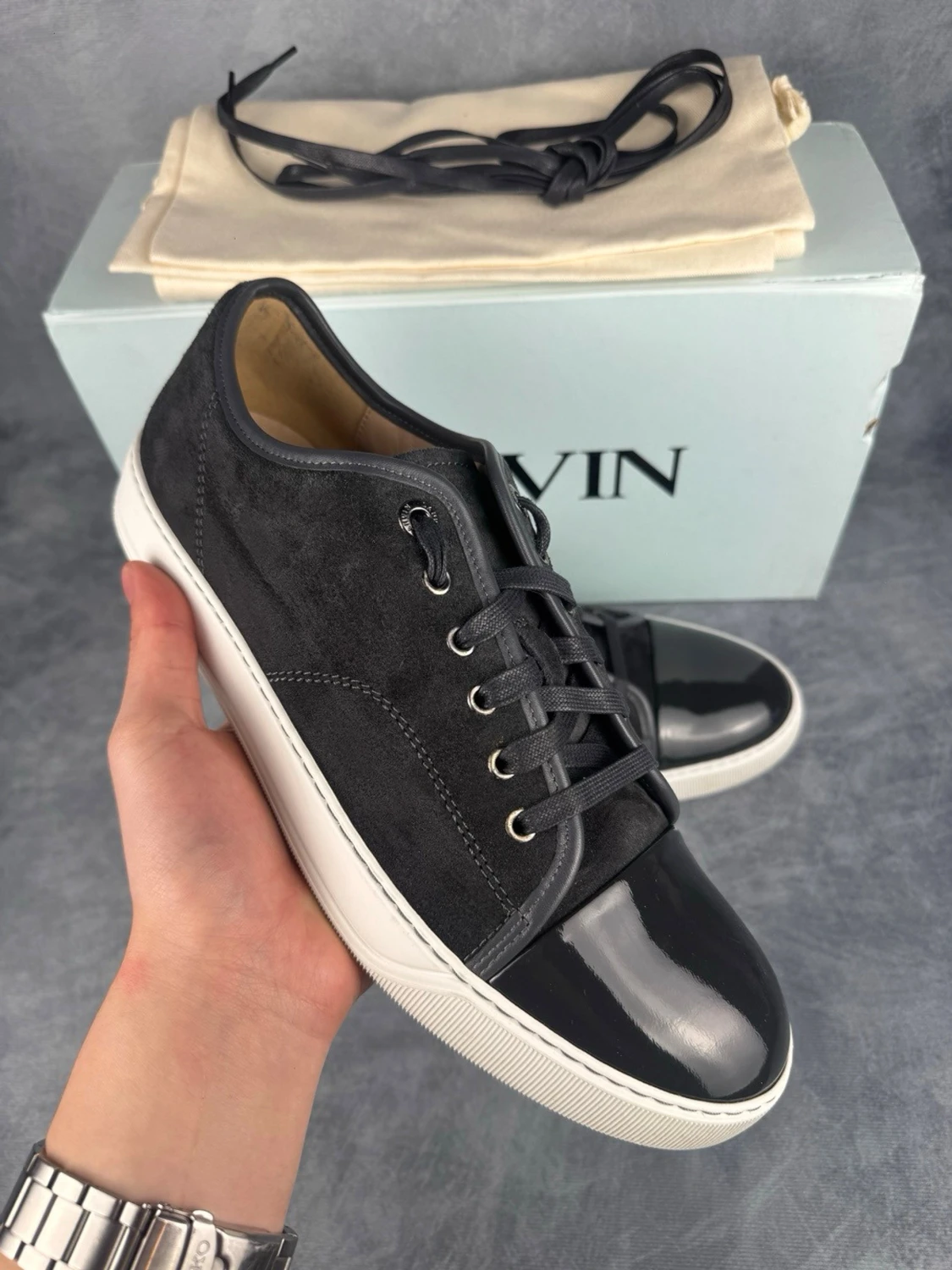 Lanvin DBB1 Cap Toe Sneaker - 2