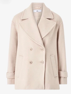 Kappa från Ellos  - Stilren kappa i beige från Ellos med dubbelknäppning och breda slag. Jackan är perfekt för våren och hösten! Den är i mycket bra skick och nypris är ca 900 kr