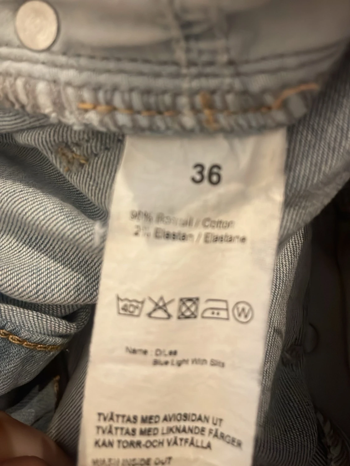  blåa jeans - 2