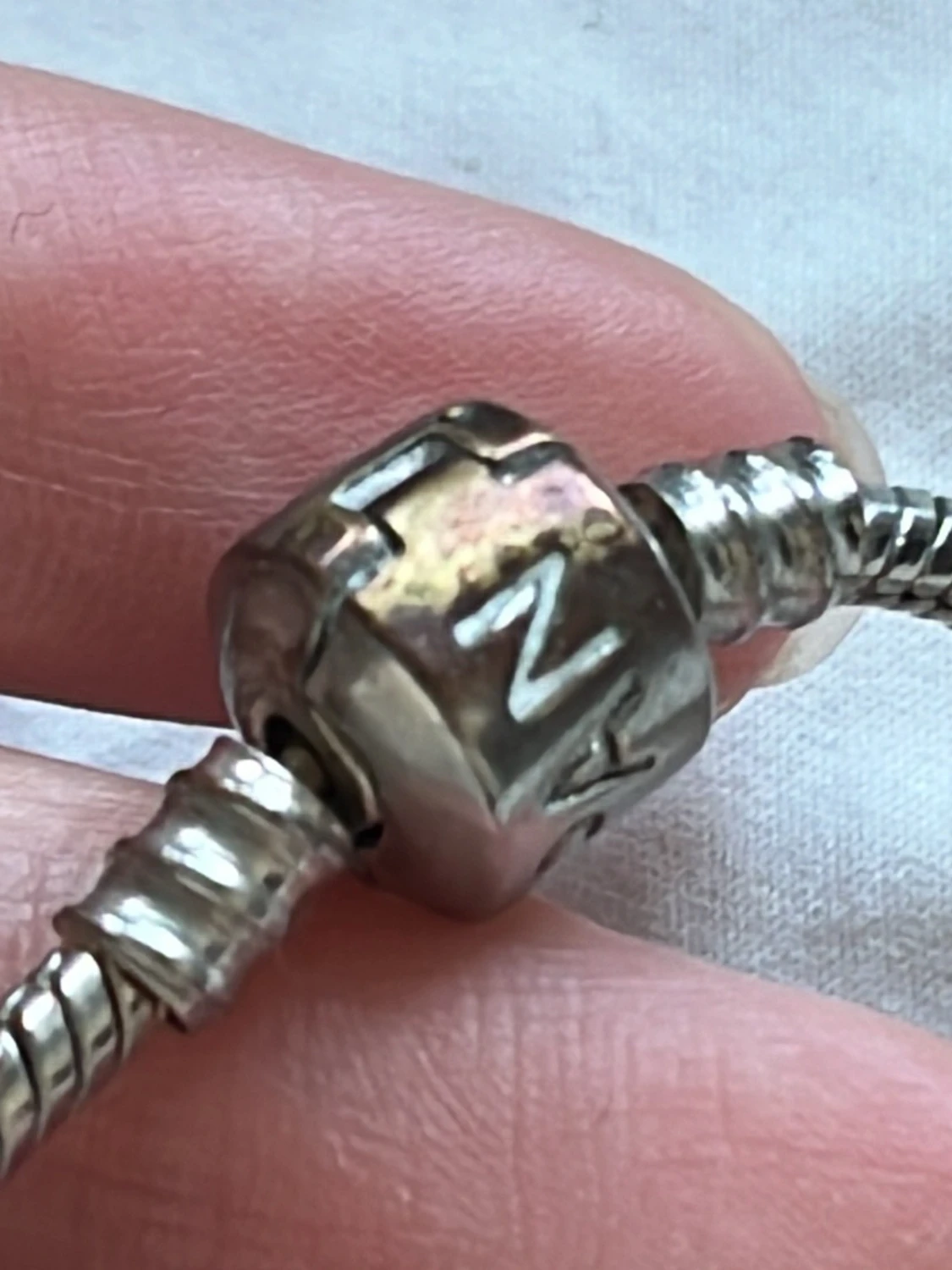 Armband med ormlänkspärlor - 1