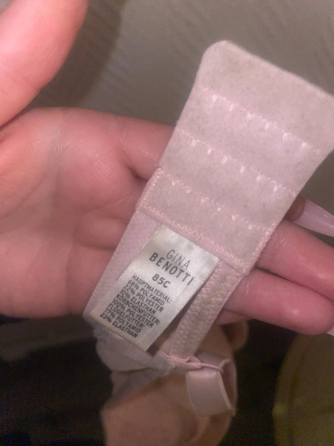 Rosa spets-bh med vadderade kupor - 2