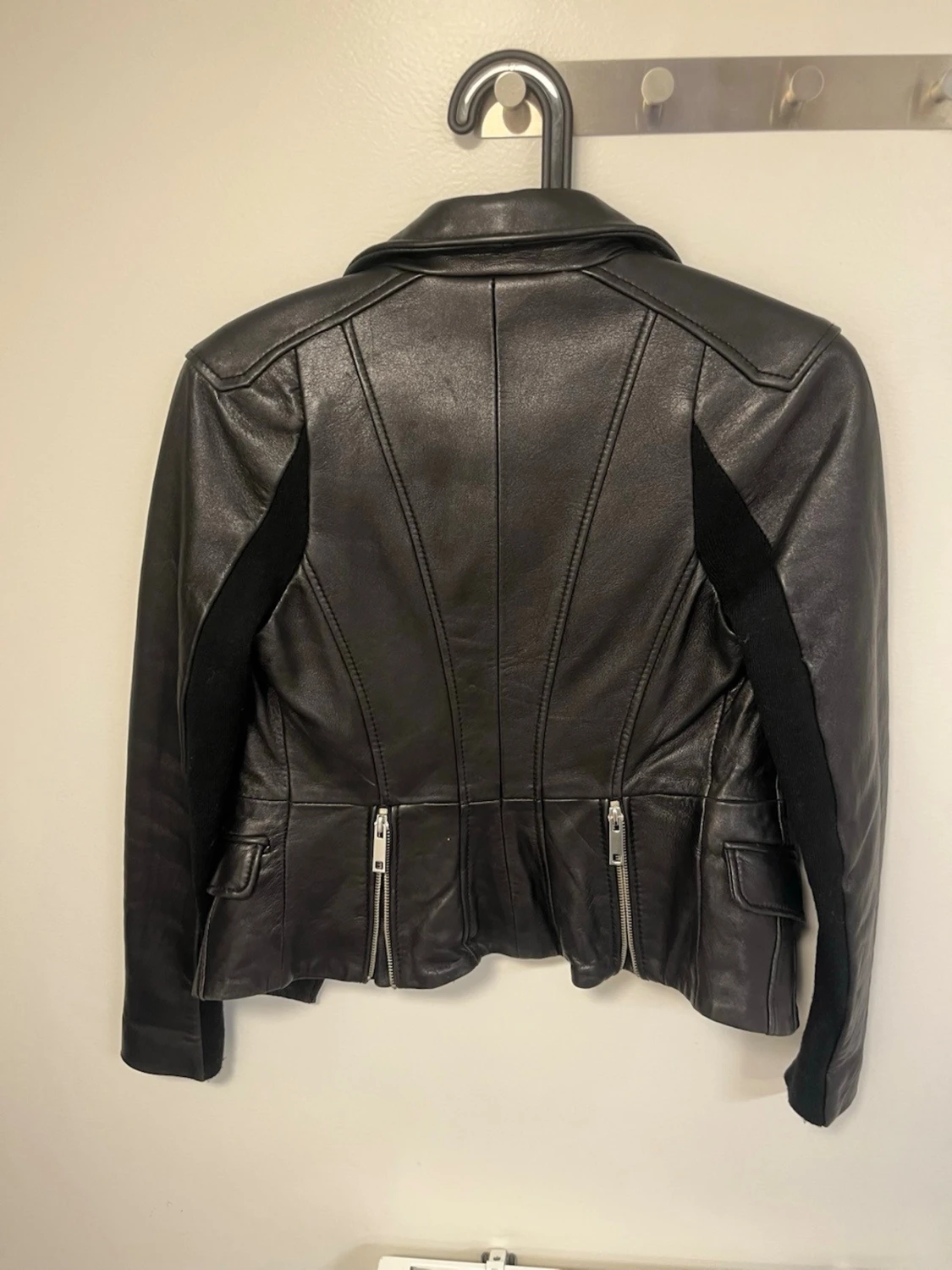 Svart skinnjacka från Jofama - 2