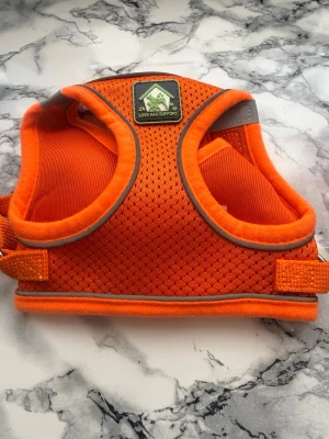 🐶🧡 SÄLJER HUNDTYG + KOPPEL 🧡🐶  - Helt nytt set: sele + koppel 😍✨    🧡 Sele i orange färg   📏 Storlek: S   Tyvärr var den för liten för vår hund 🙈🐾    🐕 Ingår även ett koppel på 1,5 meter 🎯   Perfekt för promenader och lite extra frihet för hunden ☀️🌳    Skick: NYTT ✨ (endast provat)    Ett jättebra set för en liten hund som vill gå bekvämt och röra sig fritt 🐶💛  