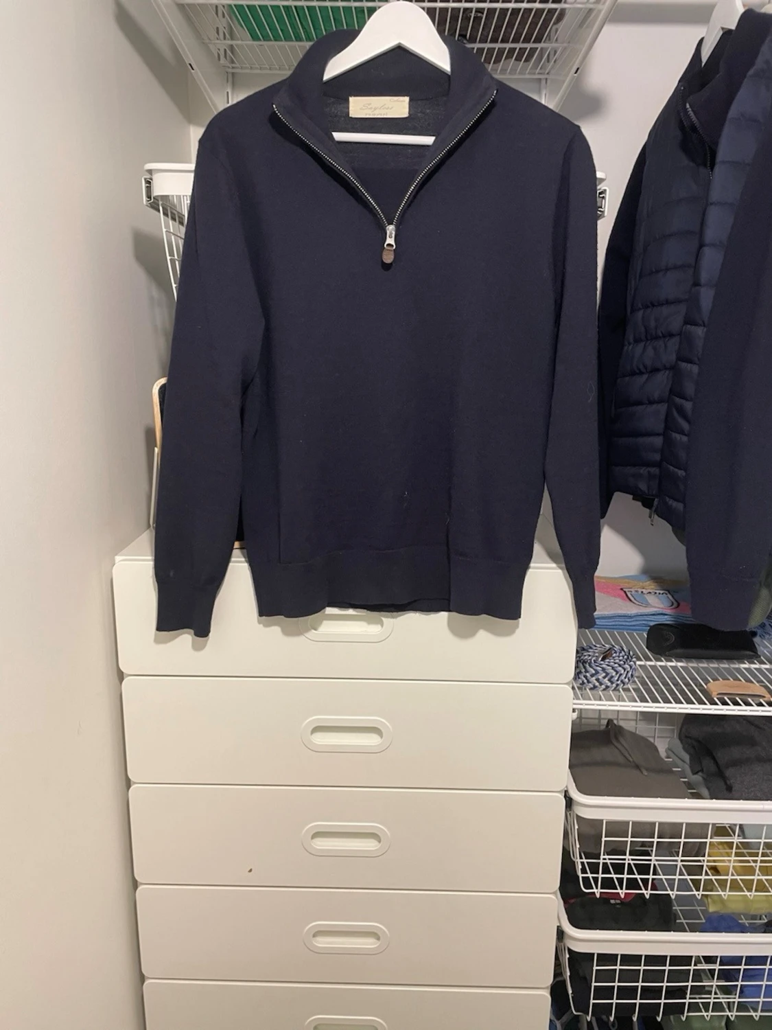 Cashmere Halfzip från Sayless