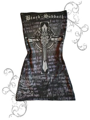 Black Sabbath tube top - Black Sabbath tube top som blivit insydd, se bilder för mått! ♡
