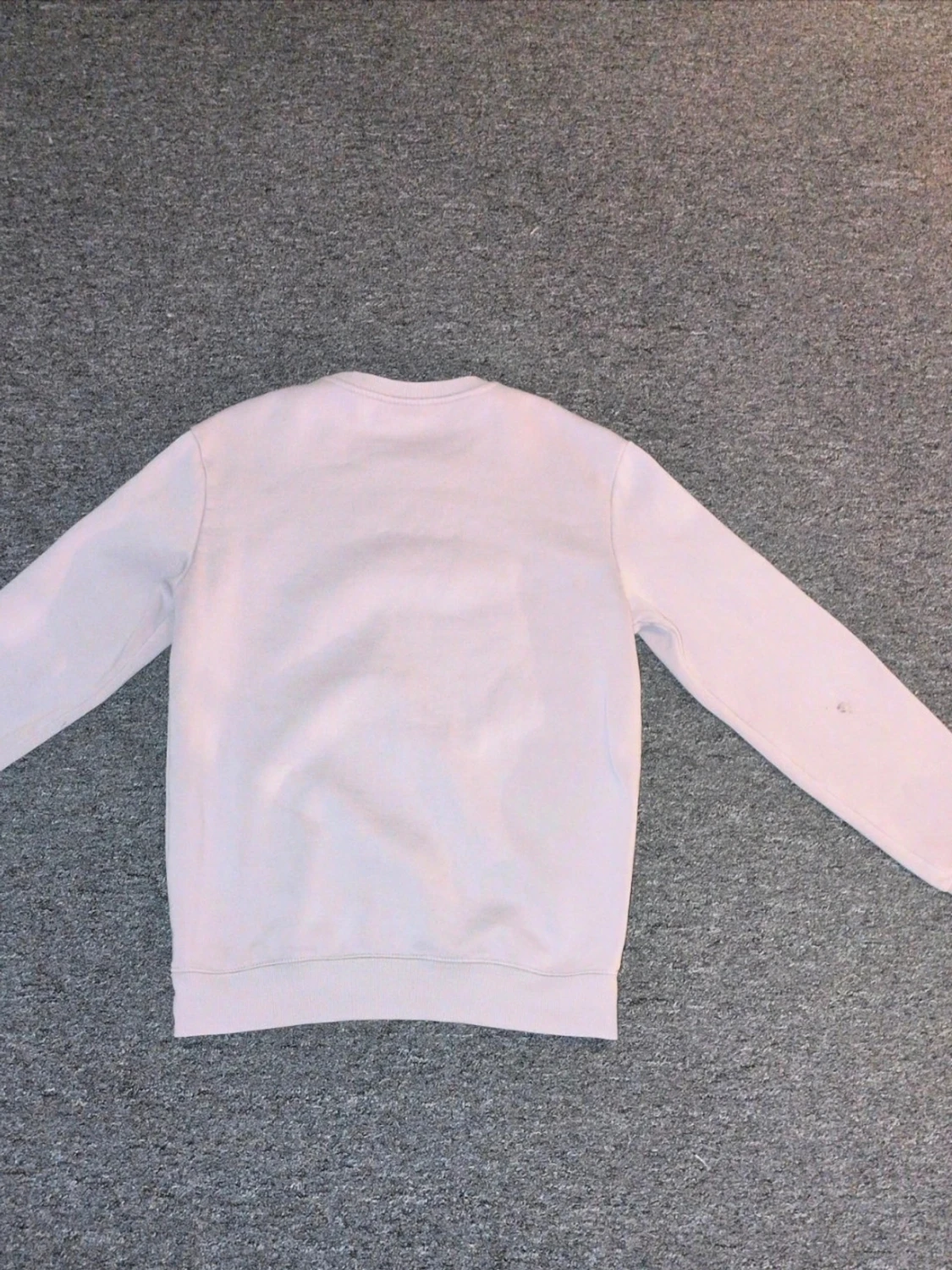 Ljus lila basic sweatshirt - 1