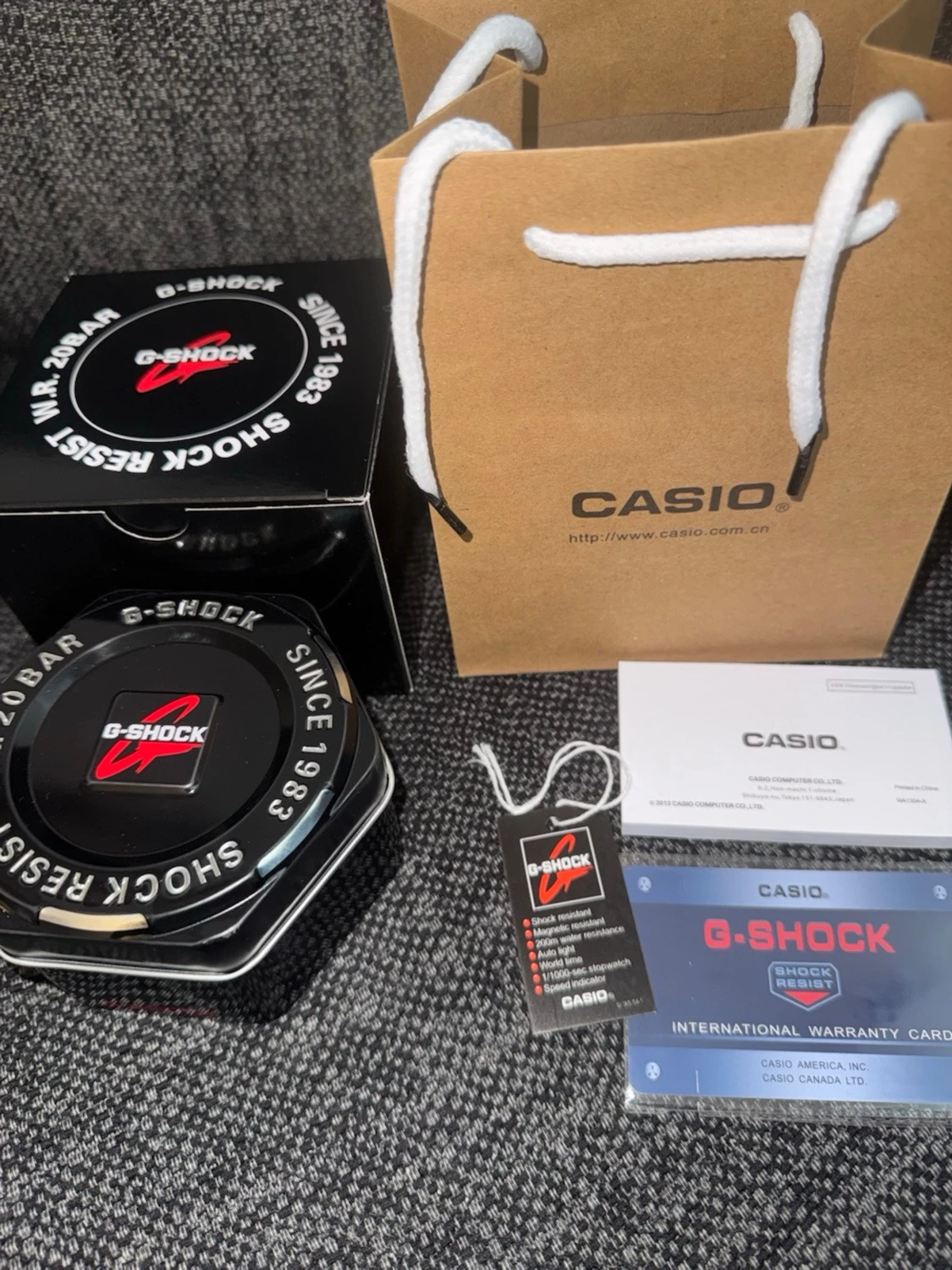 Svart Casio G-Shock klocka - 1