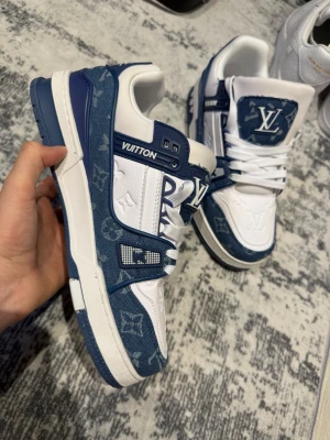 lLV blue trainer shoes 44 - Size 44, true to size. Brand new and never worn, very comfortable and great quality.