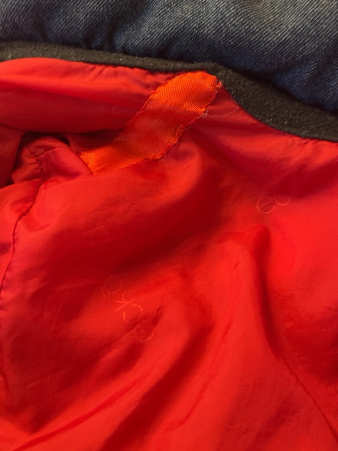 Ecko Red jeansjacka med fuskpäls - 4