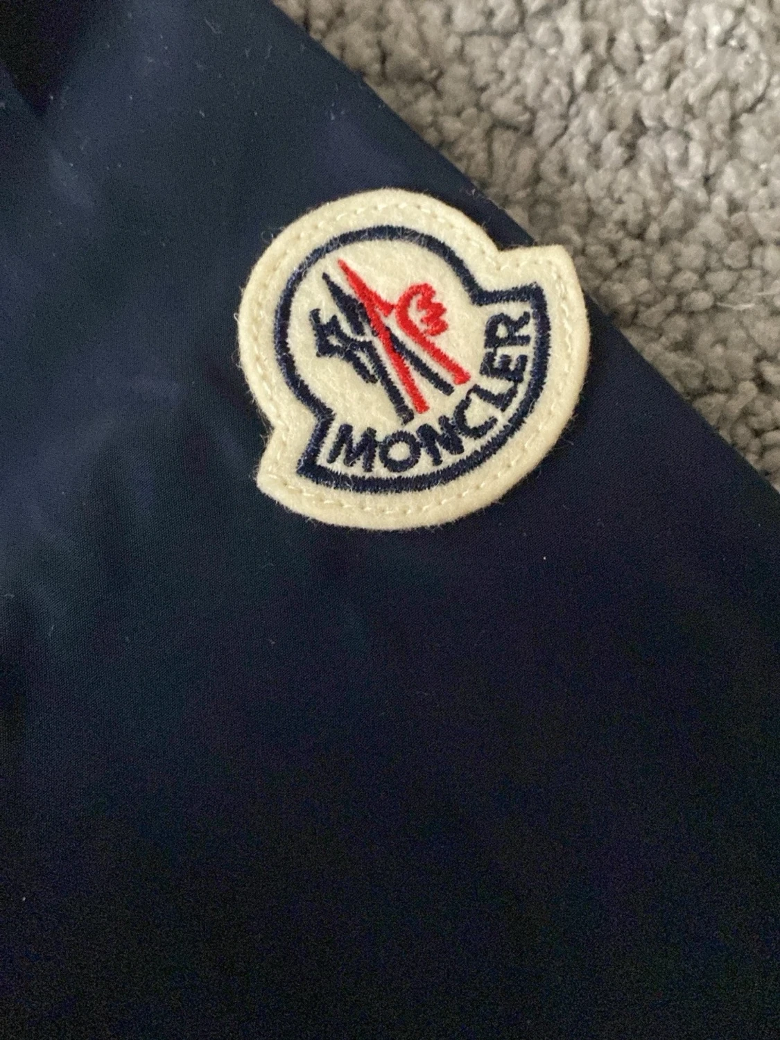 Marinblå Moncler Vindjacka - 1