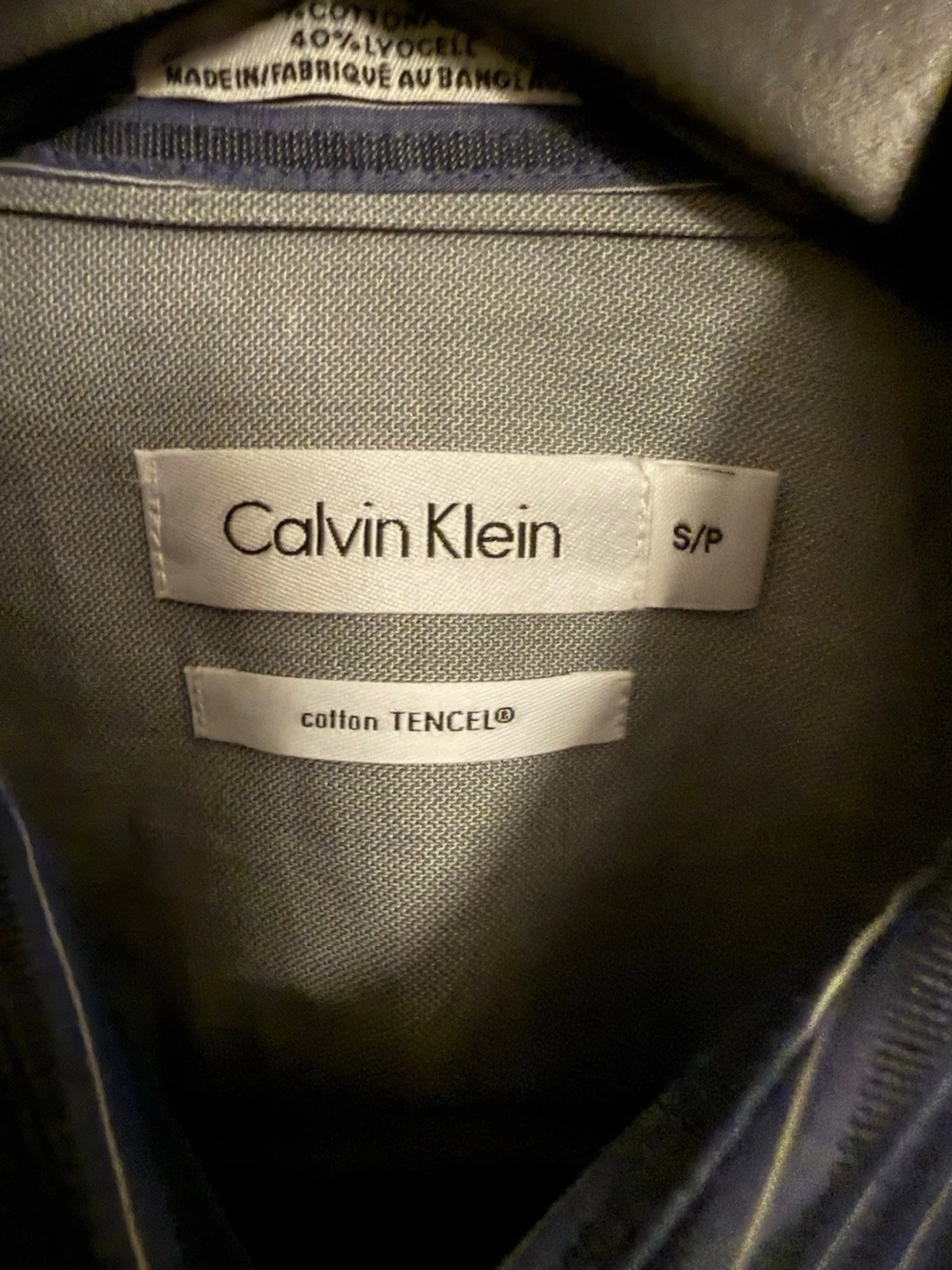 Blå randig skjorta från Calvin Klein - 1