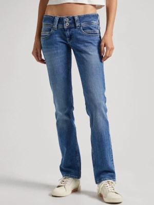 pepe jeans - lågmidjade straight jeans i modell gen, för det mesta oanvänd och i nytt skick, nypris 500