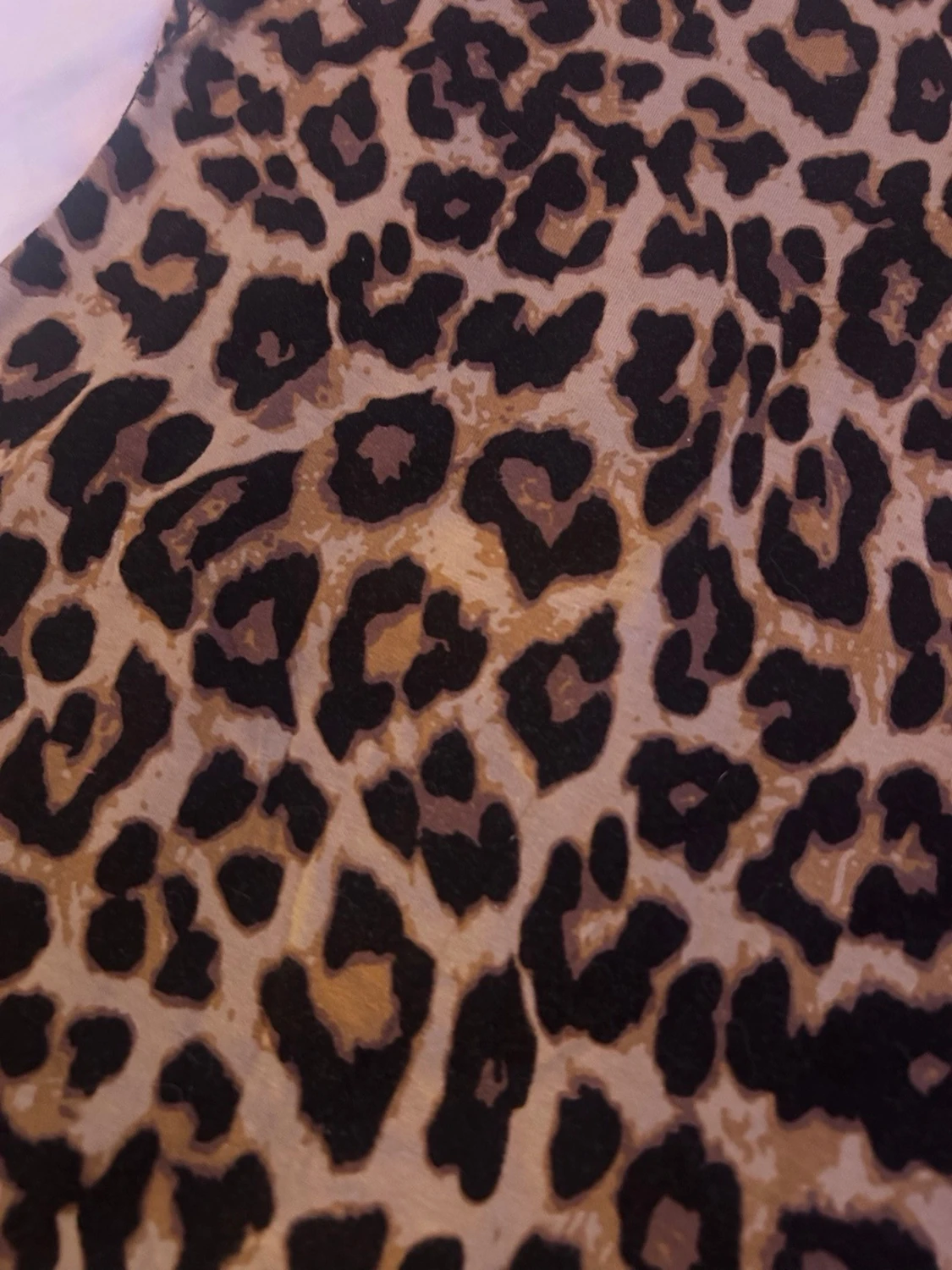 Leopardmönstrad topp XS Black Label - 2