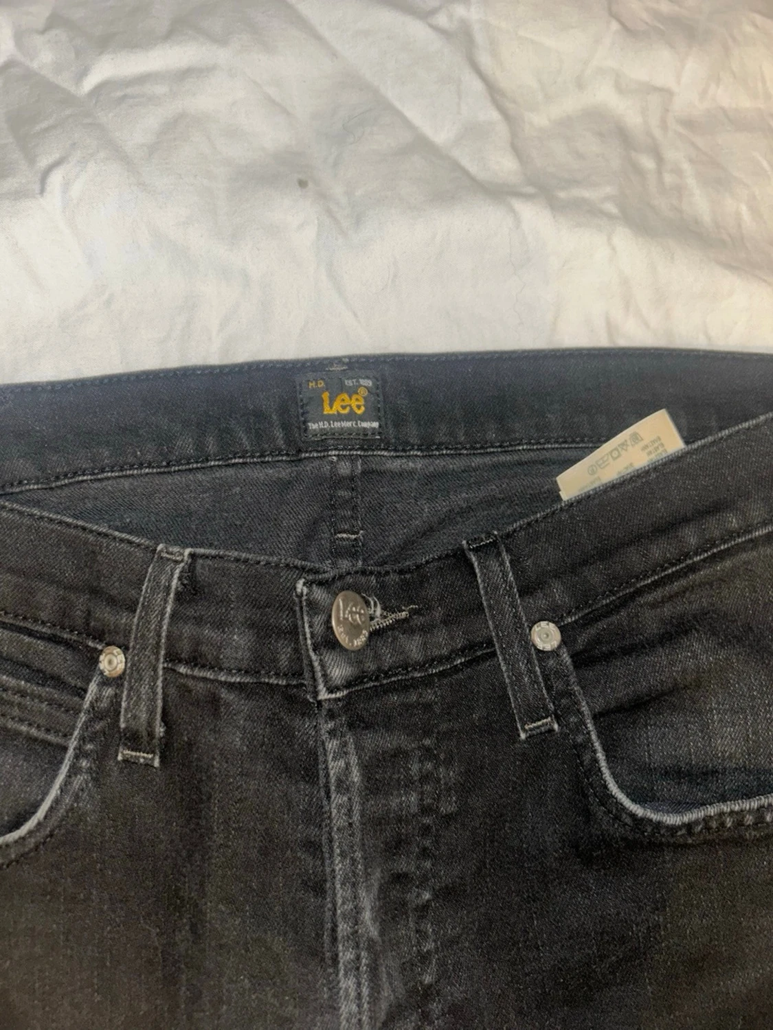 Svarta slim fit jeans - 2