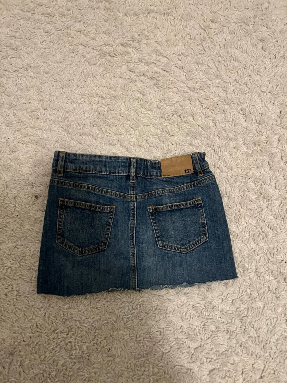 Blå jeanskjol från 157 - 1