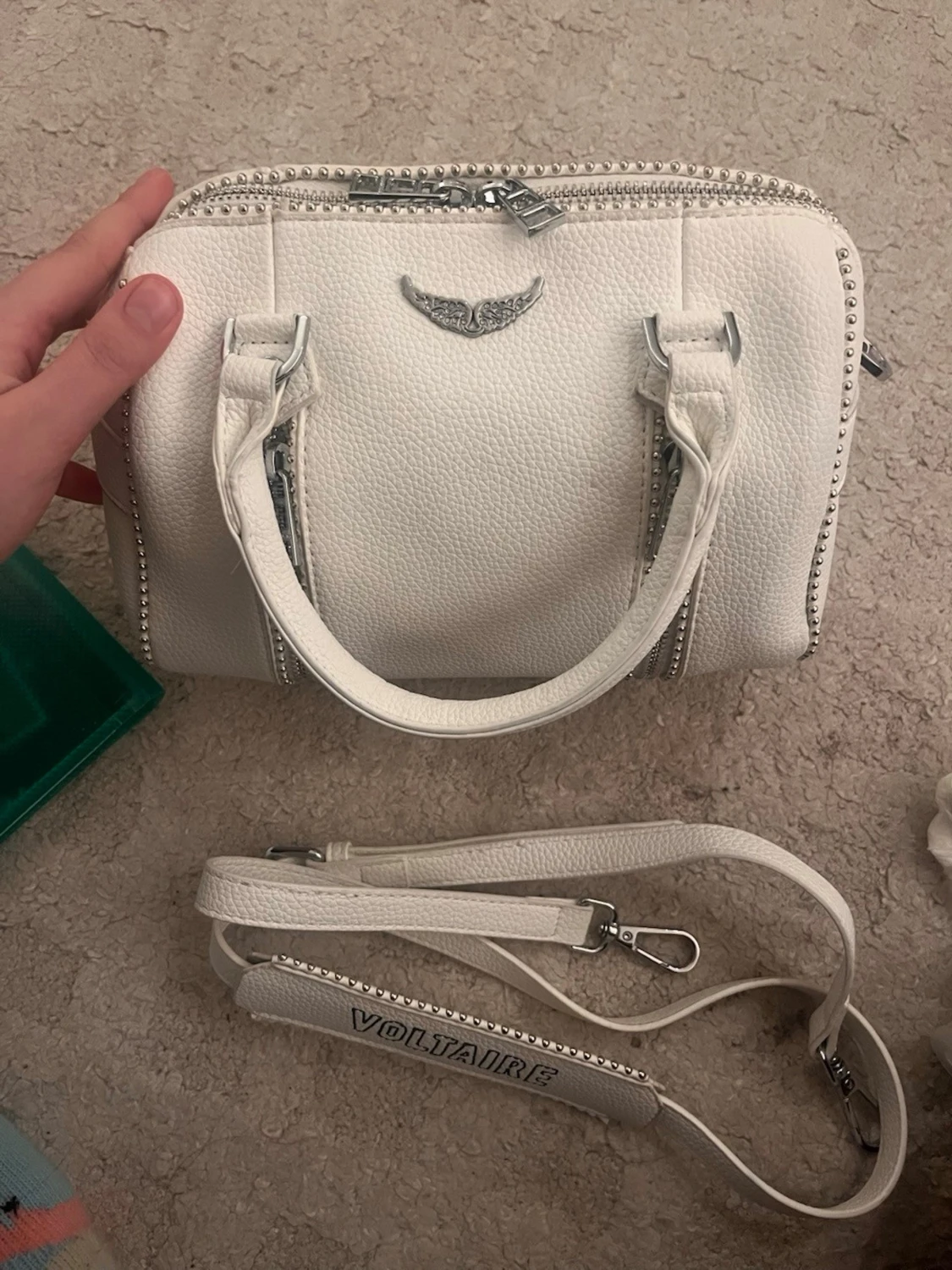 Vit handväska 
