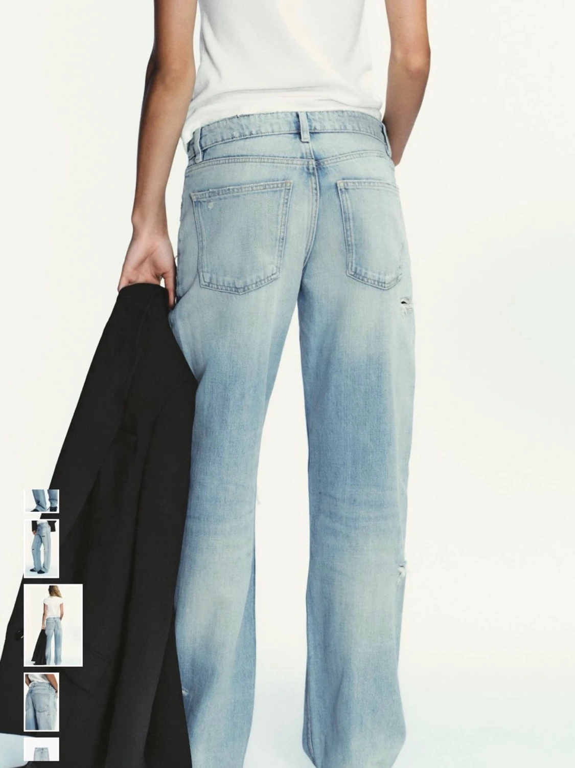 jeans med slitningar & hål - 1