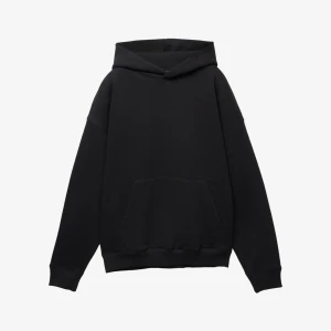 Svart oversized hoodie pull&bear boxy  - Säljes då passformen var förstor för mig endast provar snabbt i orginal påse 