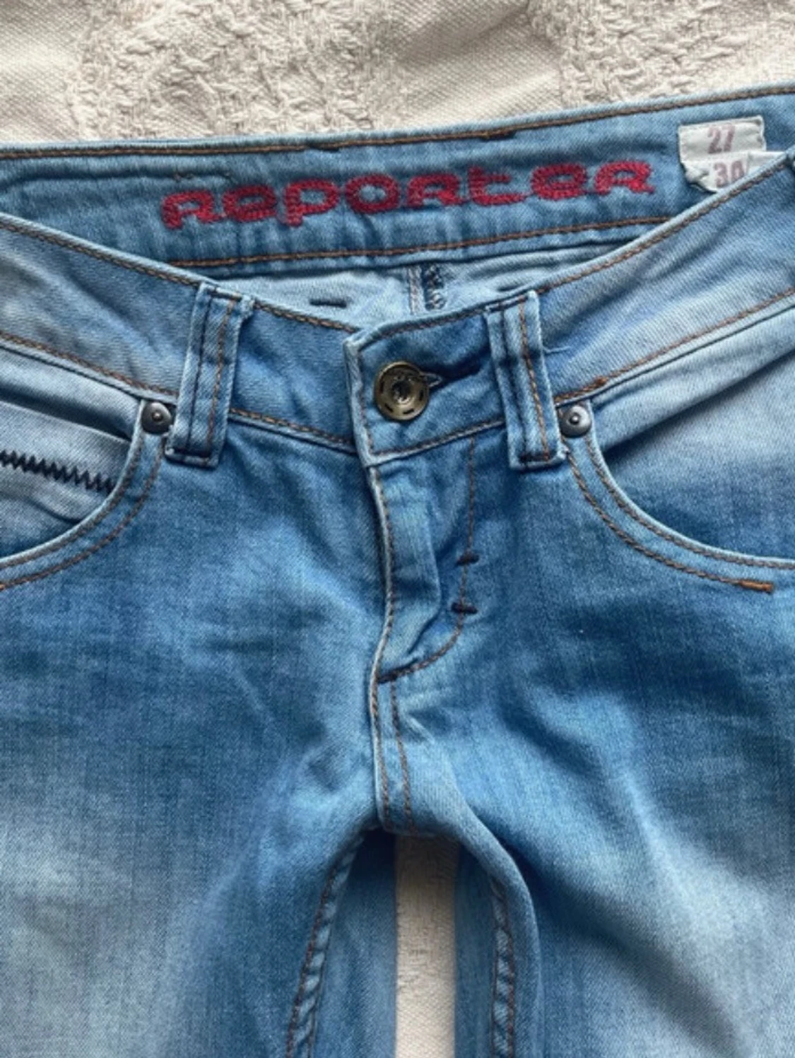 Lågmidjade jeans - 1