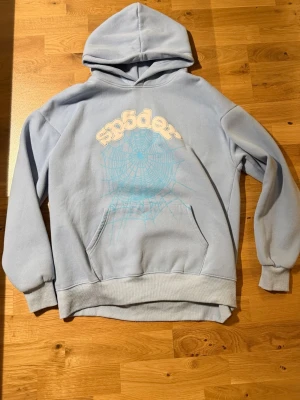 Ljusblå hoodie - Ljusblå hoodie, jätte stor