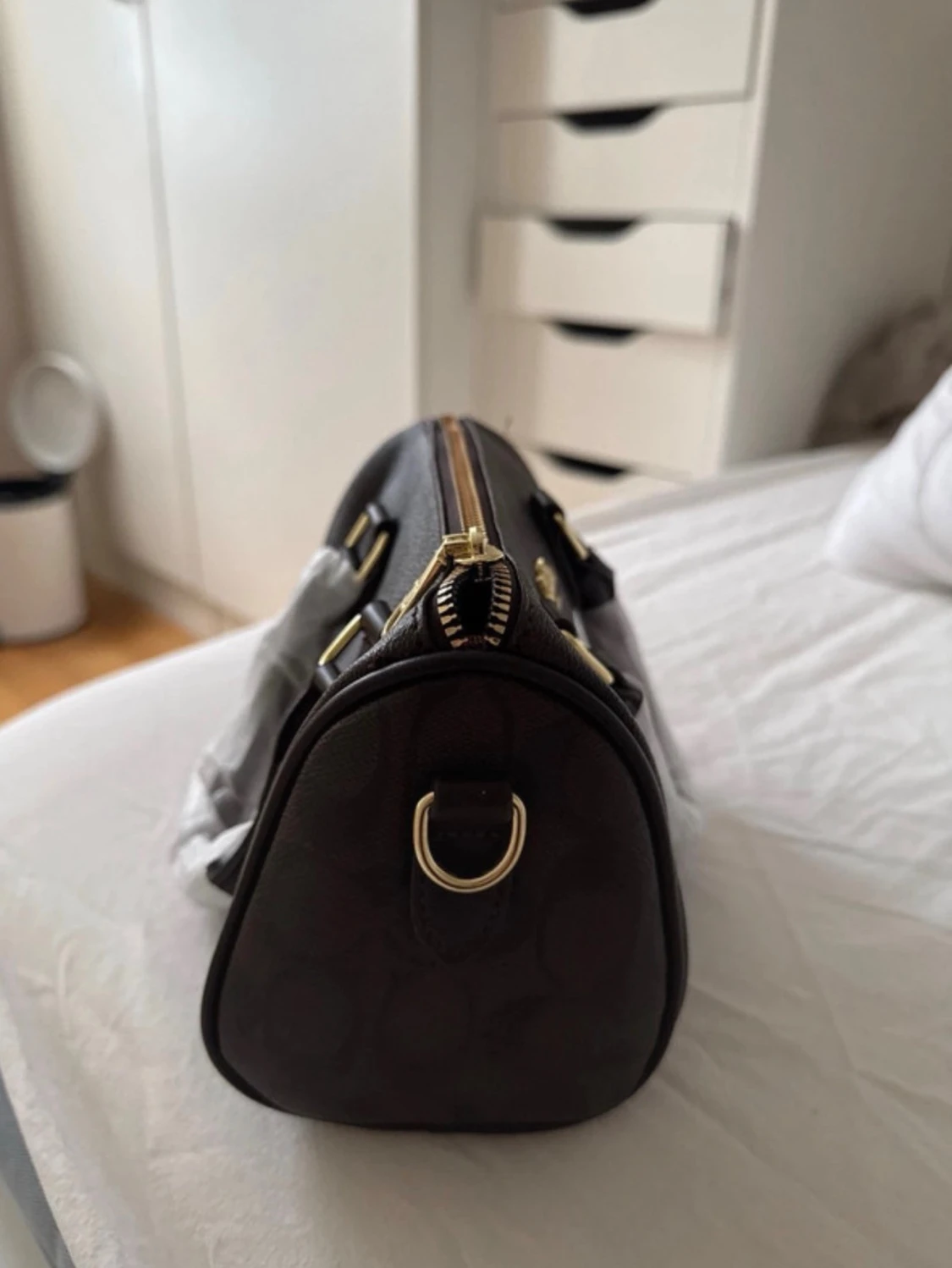 Mörkbrun handväska från Coach - 2